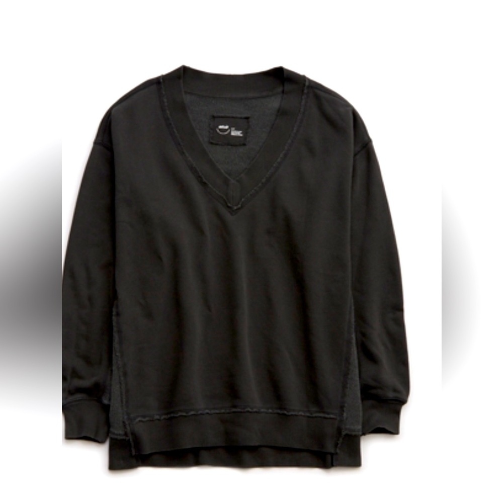 Brand New Everyday Vacay Lightweight sweatshirt XXL Black Aerie